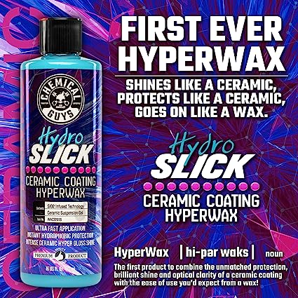 Chemical Guys HydroSlick Intense Gloss SiO2 Ceramic Coating HyperWax (16 oz.)