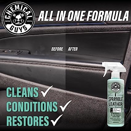 Chemical Guys Sprayable Leather Cleaner & Conditioner (16oz)