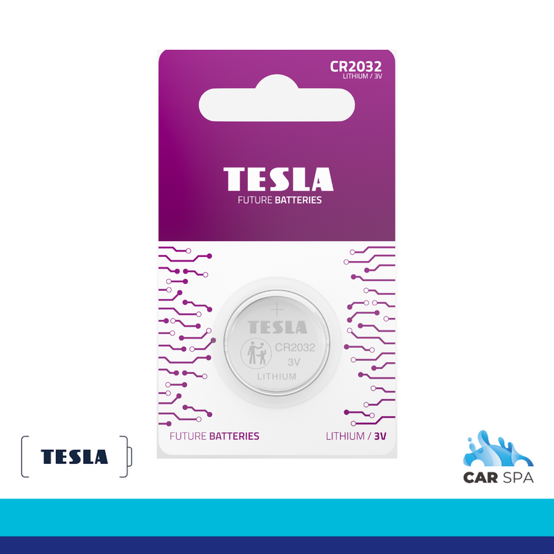 TESLA Button Lithium Batteries 3V