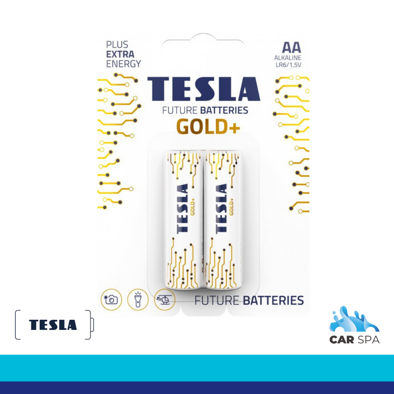 TESLA GOLD + Alkaline Batteries AA Type LR6 1.5V