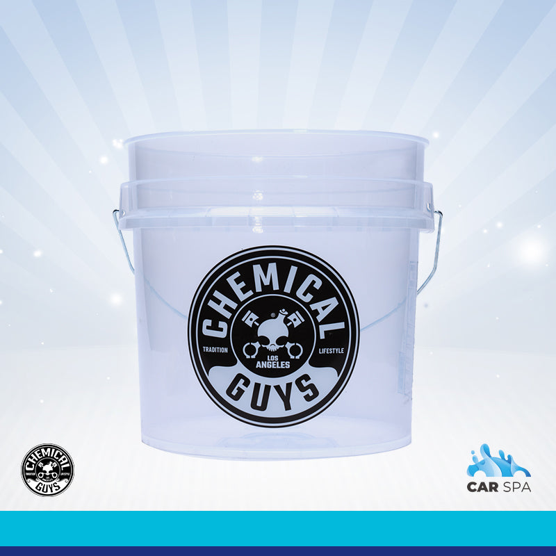 Chemical Guys Heavy Duty Detailing Bucket Transparent