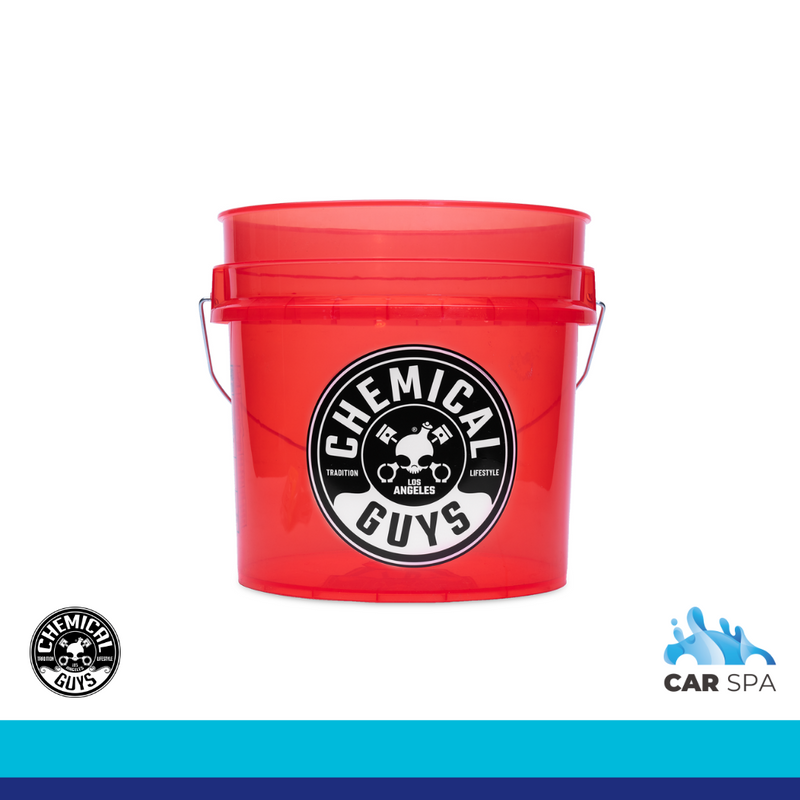 Chemical Guys Heavy Duty Detailing Bucket Transparent