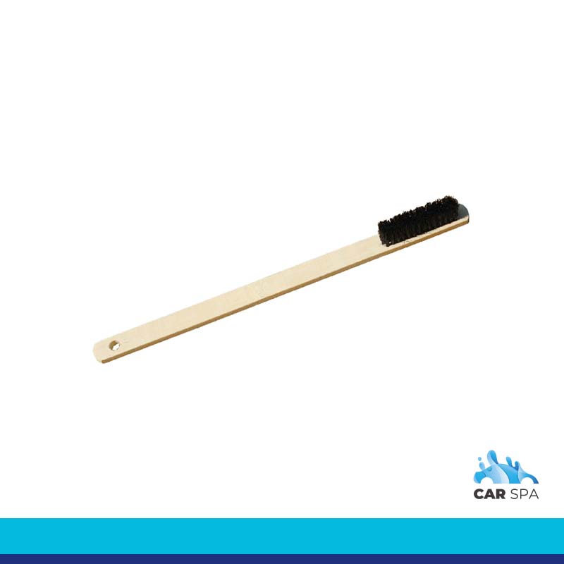 Carspa - Long bamboo flat ring brush